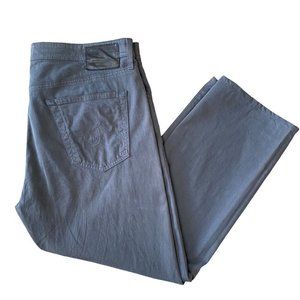 AG Adriano Goldschmied The Graduate Pants Tailored Leg Chino Mens 38x27 Gray